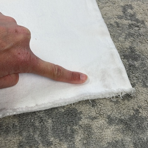 NWT Rag & Bone Nina High Rise Ankle Flare Jeans White Raw Hem Sz 31 - Picture 9 of 15